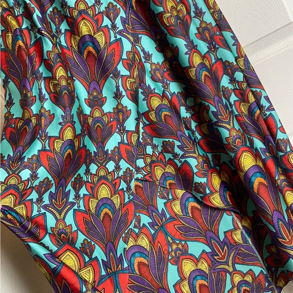 Nicole Miller woman’s Colorful Strapless Maxi Dress size 6 - Picture 5 of 15